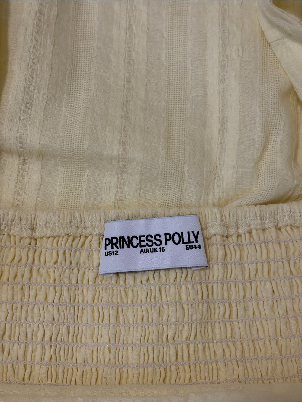 Princess Polly Lorinda Mini Dress Yellow - Picture 8 of 8